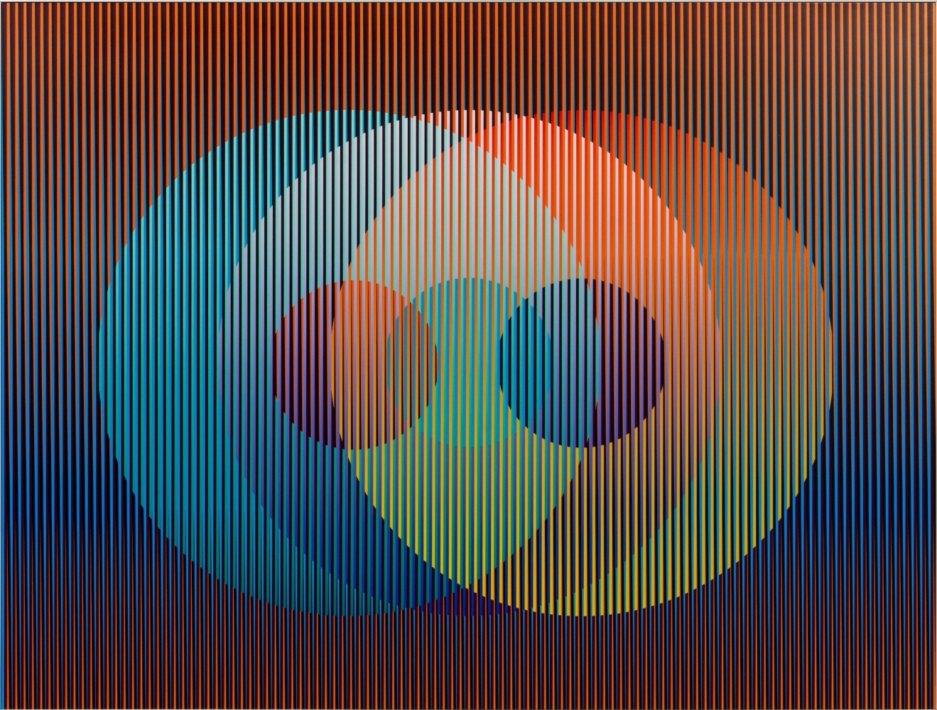 Color Aditivo Panam C&amp;iacute;rculos 7, 2010
Cromografía sobre aluminio
60&amp;nbsp;x 80&amp;nbsp;cm
23 79/127&amp;nbsp;x 31 63/127&amp;nbsp;in
Edici&amp;oacute;n de 8